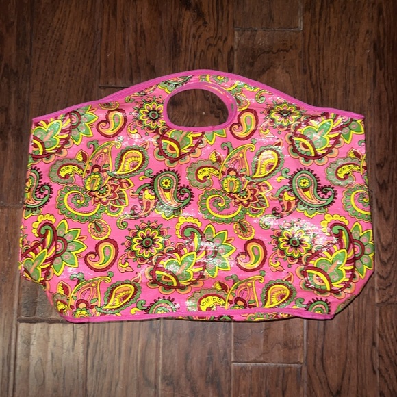 mixed bag Bags Mixed Bag Designs Large Bucket Tote Pink Paisley